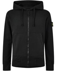 Stone Island - Stone Hw F-Zip Hood Sn64 - Lyst