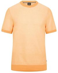 BOSS - Tantino Knitted T-Shirt - Lyst