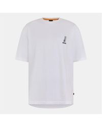 BOSS - Polar Cotton T-Shirt - Lyst