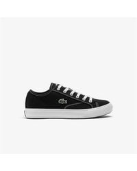 Lacoste - Backcourt Canvas Low Trainers Size 7.5 - Lyst