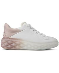 Jimmy Choo - Diamond Maxi Ombre Leather Sneakers - Lyst