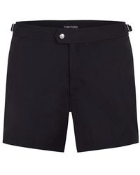 Tom Ford - Tf Poplin Swim Shorts - Lyst