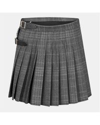 Balenciaga - Bal Pleat Mini Pleated Skirt - Lyst