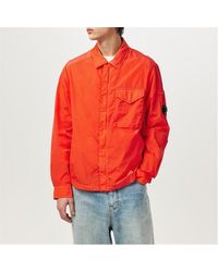 C.P. Company - Chrome-R Long Sleeve Overshirt - Lyst