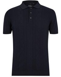 Oscar Jacobson - Bard Multicable Polo Shirt - Lyst