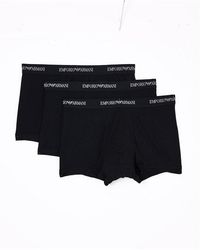 Emporio Armani - Core Logo Boxers 3-Pack - Lyst