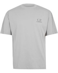 C.P. Company - Double Logo Tee - Lyst