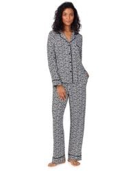 DKNY - Print Long Sleeve Pyjama Set - Lyst