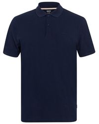BOSS - Pallas Polo Iconic Logo Embroidered Shirt - Lyst