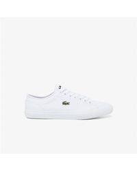 Lacoste - Deuce Base S Canvas Low Trainers White 6 - Lyst