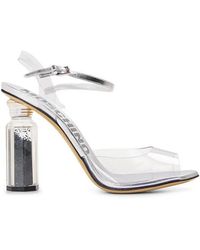Moschino - Block Heel Court Shoes - Lyst