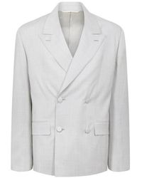 Givenchy - Double-breasted Wool-twill Blazer - Lyst