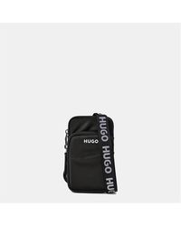 HUGO - Crossbody Zip Phone Bag - Lyst