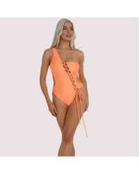 Wolf & Whistle - Gianna Lattice Swimsuit - Lyst