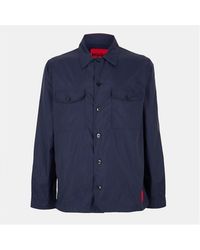 HUGO - Enalu Structured Overshirt - Lyst