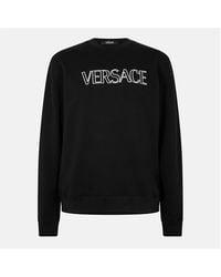 Versace - Logo Crew Sweater - Lyst