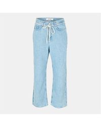 About Blank - Relaxed Fit Cotton Wide Leg Jeans - Lyst