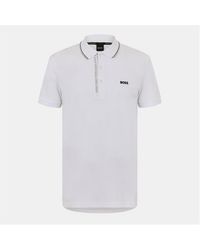 BOSS - Hbg Paule 4 Polo Shirt, Premium Craftsmanship - Lyst