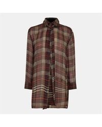 Saint Laurent - Long Sleeve Patterned Shirt - Lyst