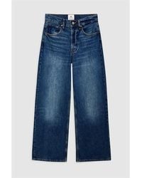 Anine Bing - Manon High Rise Wide Leg Jeans - Lyst