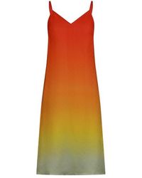 CASABLANCA - Casa Silk Slip Dress - Lyst