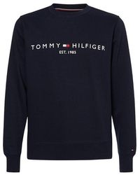 Tommy Hilfiger - Logo Crew Sweatshirt - Lyst