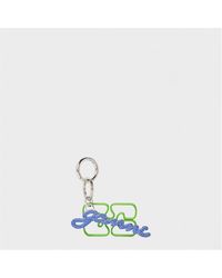 Ganni - Signature Keyring - Lyst