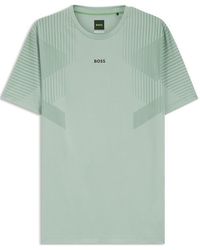 BOSS - Performance Gym Top With Logo Detail (Ts Active) - Lyst