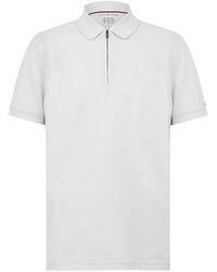 Tommy Hilfiger - Dc Zipped Short Sleeve Polo Shirt - Lyst