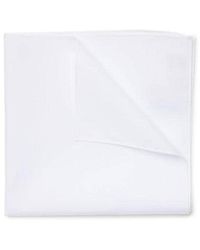 HUGO - White Square Cotton Poplin Pocket - Lyst