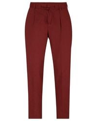 BOSS - P Perin Rds Wg Straight Leg Trousers - Lyst