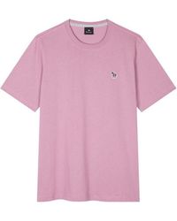Paul Smith - Regular Fit Zebra Crew-Neck T-Shirt - Lyst