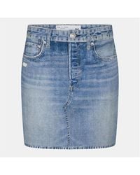 Rag & Bone - R B Mini Miramar Denim Skirt - Lyst