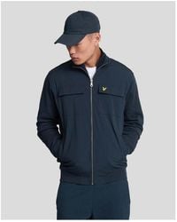 Lyle & Scott - Hybrid Zip Track Jacket - Lyst