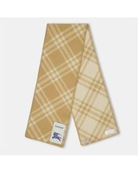 Burberry - Check Scarf - Lyst