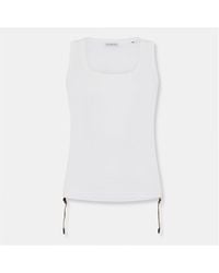 Burberry - Ruched Buckle Tank Top - Lyst