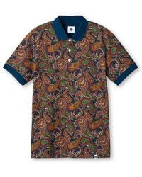 Pretty Green - Pg 15th Paisley Polo Sn44 - Lyst