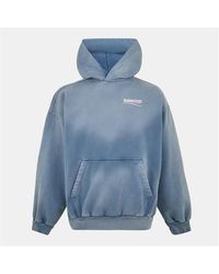 Balenciaga - Logo Political Hoodie - Lyst