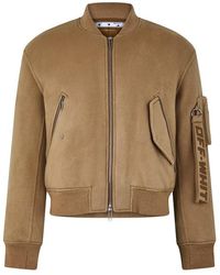 Off-White c/o Virgil Abloh - Lightweight Zip Bomber Jacket - Lyst