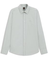 BOSS - Relegant 6 Cotton Long-Sleeve Shirt - Lyst