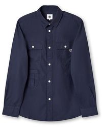 Pretty Green - Brentwood Long-Sleeve Plain Shirt - Lyst