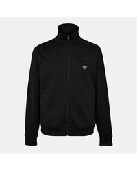 Prada - Technical Fabric Relaxed Fit Tracksuit Top - Lyst