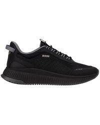 BOSS - Runner Logo Trainers - Lyst