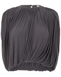 Magda Butrym - Short Sleeve Blouse - Lyst
