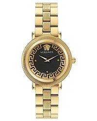 Versace - Stainless Steel Dress Watch - Lyst
