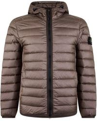 Stone Island - Compass-badge Puffer Jacket - Lyst