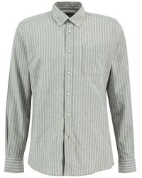 Barbour - Nelson Striped Long-Sleeved Tailored Shirt - Lyst