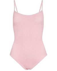 Hunza G - Pamela Swim Scoop Neck Swimsuit - Lyst