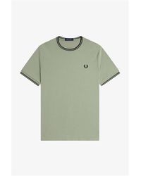 Fred Perry - Twin Tipped T Shirt - Lyst