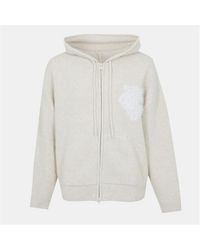 The Couture Club - Fluffy Knit Zip Hoodie - Lyst